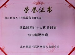慧聰網靖江十大優秀網商